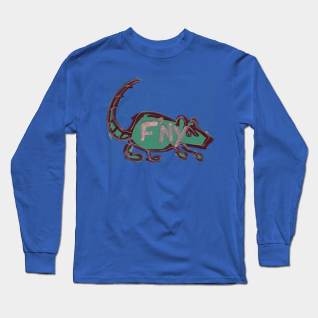 F'NY Rat Long Sleeve T-Shirt by hh5art